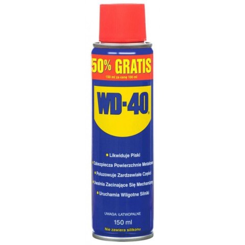 PREPARAT WIELOFUNKCYJNY WD-40 100ML +50% GRATIS PREPARAT WIELOFUNKCYJNY WD-40 100ML +50% GRATIS