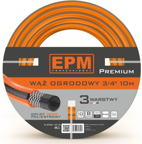 WĄŻ ZBROJONY DO URZĄDZEŃ ZRASZAJĄCYCH 3/4 10MB PREMIUM WĄŻ ZBROJONY DO URZĄDZEŃ ZRASZAJĄCYCH 3/4 10MB PREMIUM