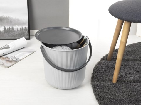 WIADRO Z POKRYWĄ 10L. AKITA WIADRO Z POKRYWĄ 10L. AKITA