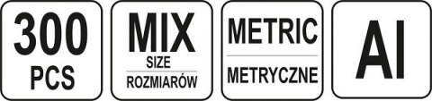 ZESTAW PODKŁADEK ALUMINIOWYCH 300 SZT. MIX ROZMIARÓW ZESTAW PODKŁADEK ALUMINIOWYCH 300 SZT. MIX ROZMIARÓW