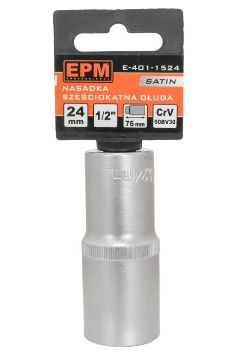 NASADKA DŁUGA 1/2'' 6-KĄTNA SATIN 17MM NASADKA DŁUGA 1/2'' 6-KĄTNA SATIN 17MM