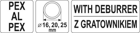 KALIBRATOR Z GRATOWNIKIEM 16/20/25 KALIBRATOR Z GRATOWNIKIEM 16/20/25