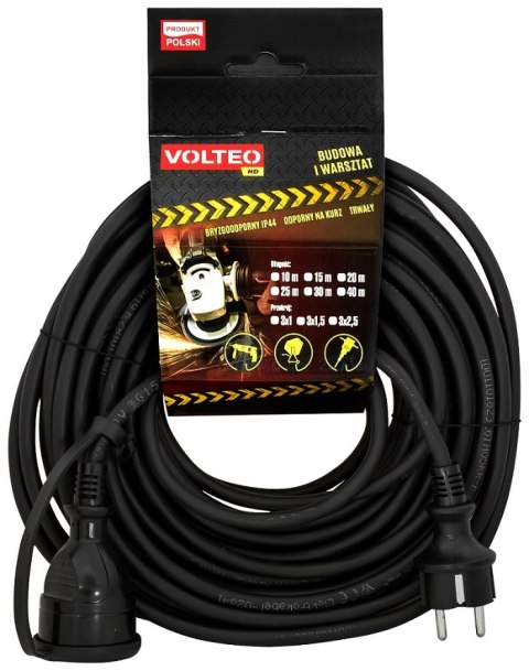 PRZEDŁUŻACZ HEAVY DUTY 10M PRZEWÓD H05RR-F 3*1,5MM PRZEDŁUŻACZ HEAVY DUTY 10M PRZEWÓD H05RR-F 3*1,5MM