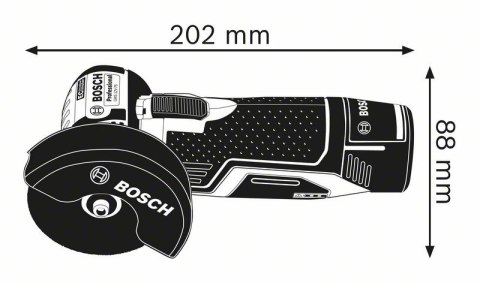 SZLIFIERKA KĄTOWA AKUMULATOROWA GWS 12 V-76 0*AH SZLIFIERKA KĄTOWA AKUMULATOROWA GWS 12 V-76 0*AH