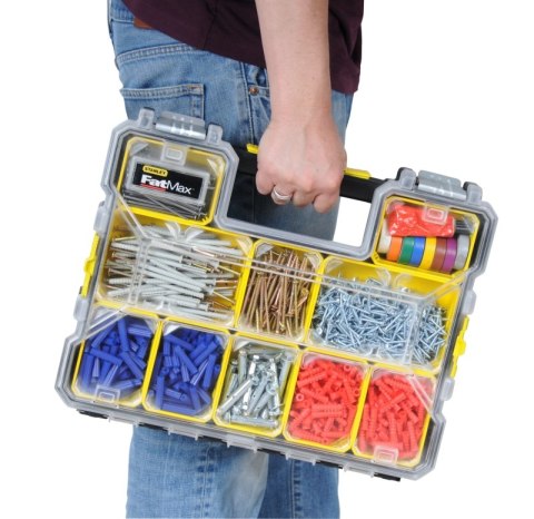 FATMAX PRO ORGANIZER NISKI WODODOPORNY - ZATRZASKI Z METALU FATMAX PRO ORGANIZER NISKI WODODOPORNY - ZATRZASKI Z METALU
