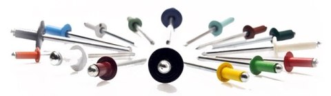 NIT ZRYWALNY ALUMINIOWO-STALOWY 4.0*10MM RAL 8014 NIT ZRYWALNY ALUMINIOWO-STALOWY 4.0*10MM RAL 8014