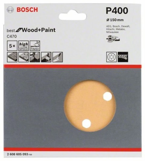 KRĄŻEK ŚCIERNY RW D150 G400 5PC. KRĄŻEK ŚCIERNY RW D150 G400 5PC.