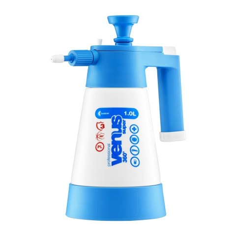 OPRYSKIWACZ CIŚNIENIOWY VENUS SUPER 360 PRO+ POJEMNOŚĆ 1L OPRYSKIWACZ CIŚNIENIOWY VENUS SUPER 360 PRO+ POJEMNOŚĆ 1L