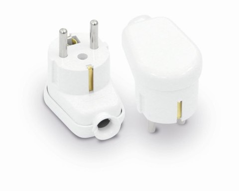 WTYCZKA KĄTOWA ROZBIERALNA UNI-SCHUKO, 2P+Z, 16A, 250V BIAŁA WTYCZKA KĄTOWA ROZBIERALNA UNI-SCHUKO, 2P+Z, 16A, 250V BIAŁA