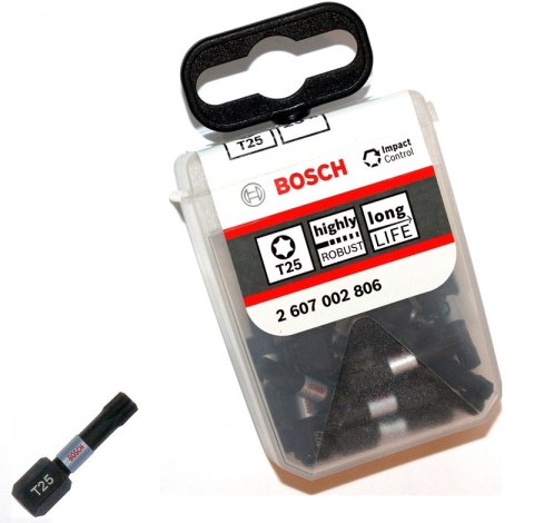 BIT, GROT, KOŃCÓWKA T25 25MM IMP 25PCS BIT, GROT, KOŃCÓWKA T25 25MM IMP 25PCS