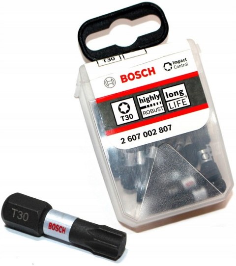 BIT, GROT, KOŃCÓWKA T30 25MM IMP 25PCS BIT, GROT, KOŃCÓWKA T30 25MM IMP 25PCS