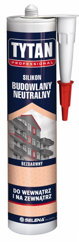 SILIKON NEUTRALNY BUDOWLANY TYTAN 280ML BEZBARWNY SILIKON NEUTRALNY BUDOWLANY TYTAN 280ML BEZBARWNY