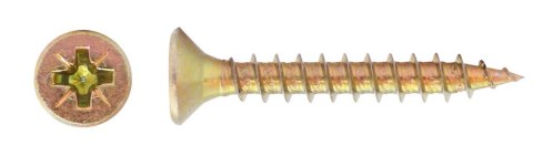 WKRĘT DO DREWNA OCYNK ŻÓŁTY 3.0*25MM WKRĘT DO DREWNA OCYNK ŻÓŁTY 3.0*25MM