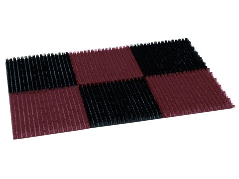 WYCIERACZKA TRAWKA PLASTIKOWA 6-CZĘŚCIOWA 36*55CM BLACK/BROW WYCIERACZKA TRAWKA PLASTIKOWA 6-CZĘŚCIOWA 36*55CM BLACK/BROW