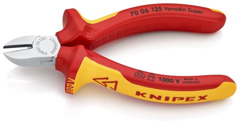 SZCZYPCE TNĄCE BOCZNE IZOLOWANE 125MM SZCZYPCE TNĄCE BOCZNE IZOLOWANE 125MM