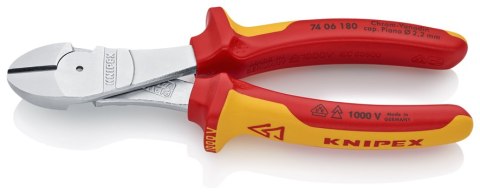 SZCZYPCE TNĄCE BOCZNE O ZWIĘKSZONYM PRZEŁOŻENIU 180MM SZCZYPCE TNĄCE BOCZNE O ZWIĘKSZONYM PRZEŁOŻENIU 180MM