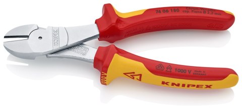 SZCZYPCE TNĄCE BOCZNE O ZWIĘKSZONYM PRZEŁOŻENIU 180MM SZCZYPCE TNĄCE BOCZNE O ZWIĘKSZONYM PRZEŁOŻENIU 180MM