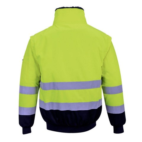 KURTKA OSTRZEGAWCZA OCIEPLANA PILOT 3W1 PJ50 ROZMIAR L KURTKA OSTRZEGAWCZA OCIEPLANA PILOT 3W1 PJ50 ROZMIAR L