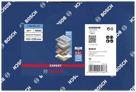 ARKUSZ Z WŁÓKNINY EXPERT N880 152*229MM UNIV ARKUSZ Z WŁÓKNINY EXPERT N880 152*229MM UNIV
