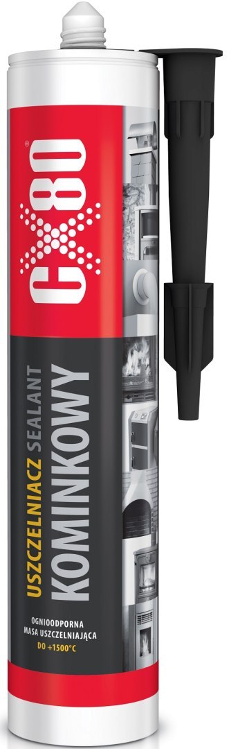 USZCZELNIACZ KOMINKOWY OGNIOODPORNY 300ML USZCZELNIACZ KOMINKOWY OGNIOODPORNY 300ML
