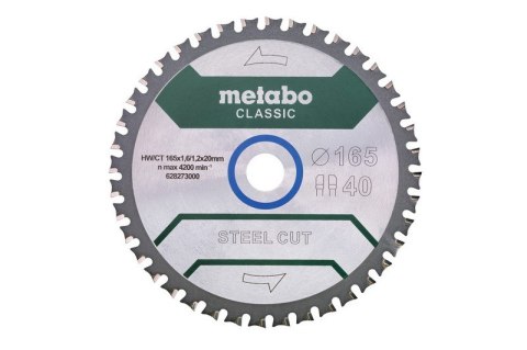 PIŁA TARCZOWA STEEL CUT CLASSIC 165*20MM Z40 PIŁA TARCZOWA STEEL CUT CLASSIC 165*20MM Z40