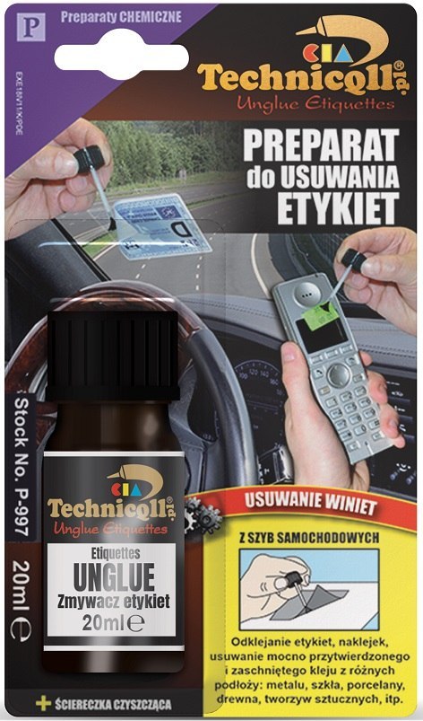 PREPARAT DO USUWANIA ETYKIET 20ML PREPARAT DO USUWANIA ETYKIET 20ML