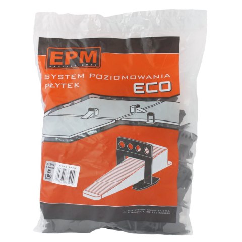 SYSTEM UKŁADANIA PŁYTEK ECO 100 KLIPSÓW 1,5MM SYSTEM UKŁADANIA PŁYTEK ECO 100 KLIPSÓW 1,5MM