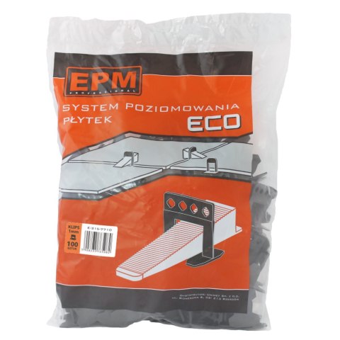 SYSTEM UKŁADANIA PŁYTEK ECO 100 KLIPSÓW 1MM SYSTEM UKŁADANIA PŁYTEK ECO 100 KLIPSÓW 1MM