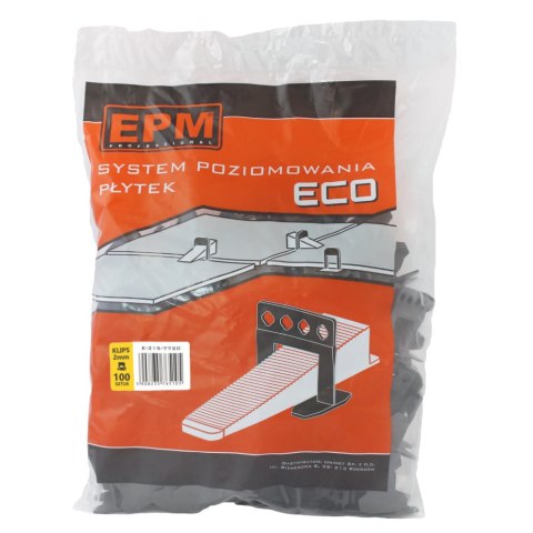SYSTEM UKŁADANIA PŁYTEK ECO 100 KLIPSÓW 2MM SYSTEM UKŁADANIA PŁYTEK ECO 100 KLIPSÓW 2MM