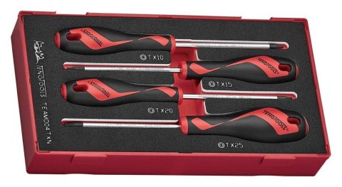 ZESTAW WKRĘTAKÓW TORX TEAMD04TXN, 4SZT. ZESTAW WKRĘTAKÓW TORX TEAMD04TXN, 4SZT.