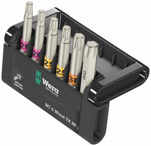 ZESTAW BITÓW BIT-CHECK 6 WOOD TX HF 1 SB, 6CZ. ZESTAW BITÓW BIT-CHECK 6 WOOD TX HF 1 SB, 6CZ.
