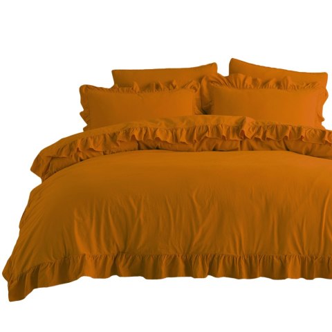 Pościel bawełniana SUDAN BROWN/220x200(P) STONEWASHED Limasso Pościel bawełniana SUDAN BROWN/220x200(P) STONEWASHED Limasso