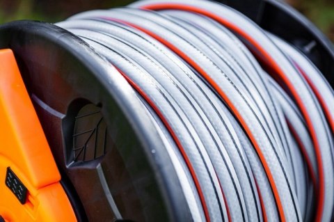 WÓZEK NA WĄŻ OGRODOWY,TWORZYWO, DO 60 M WĘŻA 1/2'' WÓZEK NA WĄŻ OGRODOWY,TWORZYWO, DO 60 M WĘŻA 1/2''