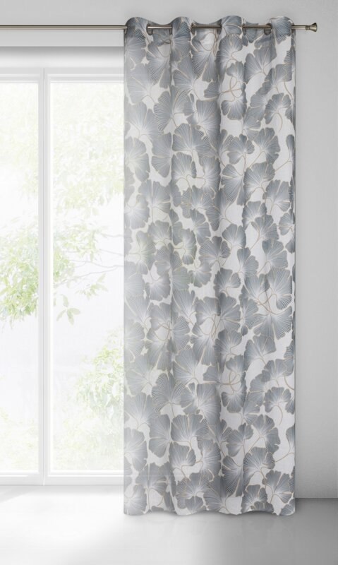 ZASŁONA GOTOWA NINA 140 X 250 CM BIAŁY EUROFIRANY ZASŁONA GOTOWA NINA 140 X 250 CM BIAŁY EUROFIRANY