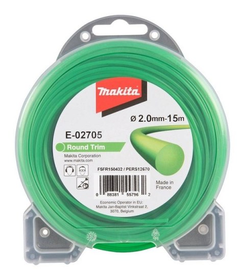 ŻYŁKA NYLONOWA OKRĄGŁA 2.0MM/15M ŻYŁKA NYLONOWA OKRĄGŁA 2.0MM/15M
