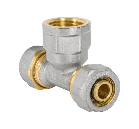 TRÓJNIK PEX-AL-PEX CHROM 1/2-16*16 DZIEWCZYNKA TRÓJNIK PEX-AL-PEX CHROM 1/2-16*16 DZIEWCZYNKA