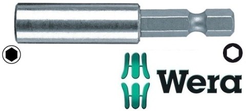UCHWYT MAGNETYCZNY ZE STALI NIERDZEWNEJ DO BITÓW 1/4'' 50MM UCHWYT MAGNETYCZNY ZE STALI NIERDZEWNEJ DO BITÓW 1/4'' 50MM