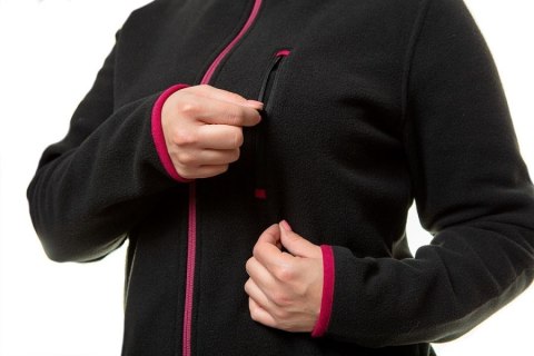 BLUZA POLAROWA DAMSKA CZARNA, ROZMIAR M BLUZA POLAROWA DAMSKA CZARNA, ROZMIAR M
