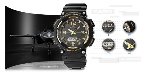 Zegarek Męski CASIO SOLAR AQ-S810W-1A3VDF Zegarek Męski CASIO SOLAR AQ-S810W-1A3VDF