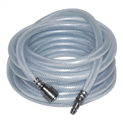 WĄŻ 15M POWIETRZA ZBROJONY PVC 9,5*15MM SZYBKOZŁĄCZKI WĄŻ 15M POWIETRZA ZBROJONY PVC 9,5*15MM SZYBKOZŁĄCZKI