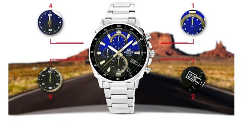 Zegarek Męski CASIO EDIFICE EFV-600D-2AVUEF + BOX Zegarek Męski CASIO EDIFICE EFV-600D-2AVUEF + BOX