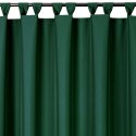 ZASŁONA GOTOWA GARDEN NA SZELKACH 155 X 220 CM CIEMNOZIELONY EUROFIRANY