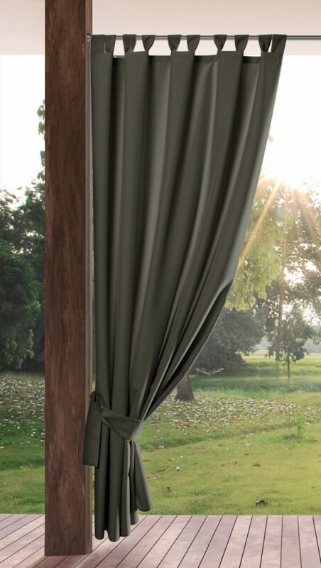 ZASŁONA GOTOWA GARDEN NA SZELKACH 155 X 220 CM GRAFITOWY EUROFIRANY ZASŁONA GOTOWA GARDEN NA SZELKACH 155 X 220 CM GRAFITOWY EUROFIRANY