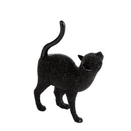 FIGURKA DEKORACYJNA ELDO 17 X 8 X 25 CM CZARNY EUROFIRANY