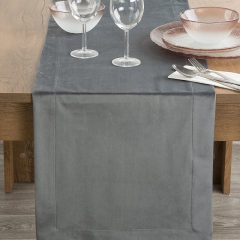 OBRUS MELINDA 140 X 220 CM STALOWY EUROFIRANY OBRUS MELINDA 140 X 220 CM STALOWY EUROFIRANY