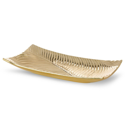 PATERA DEKORACYJNA SENA 45 X 25 X 8 CM ZŁOTY EUROFIRANY PATERA DEKORACYJNA SENA 45 X 25 X 8 CM ZŁOTY EUROFIRANY