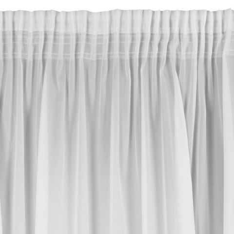 FIRANA GOTOWA KATHY NA TAŚMIE 140 X 270 CM BIAŁY EUROFIRANY FIRANA GOTOWA KATHY NA TAŚMIE 140 X 270 CM BIAŁY EUROFIRANY