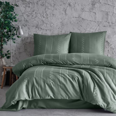 Pościel satyna bawełniana CAPITAL GREEN/140x200+1posz. 70x80 EXCLUSIVE Darymex Pościel satyna bawełniana CAPITAL GREEN/140x200+1posz. 70x80 EXCLUSIVE Darymex