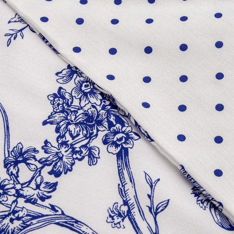Pościel satyna bawełniana(P) BLUE BLANC/160x200 LUXURY Darymex Pościel satyna bawełniana(P) BLUE BLANC/160x200 LUXURY Darymex