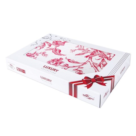 Pościel satyna bawełniana(P) ROSE BLANC/160x200 LUXURY Darymex Pościel satyna bawełniana(P) ROSE BLANC/160x200 LUXURY Darymex